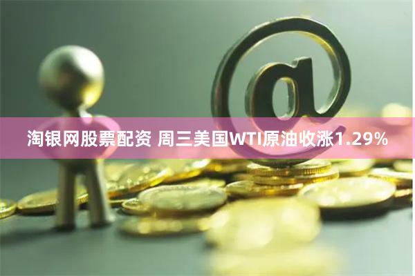 淘银网股票配资 周三美国WTI原油收涨1.29%