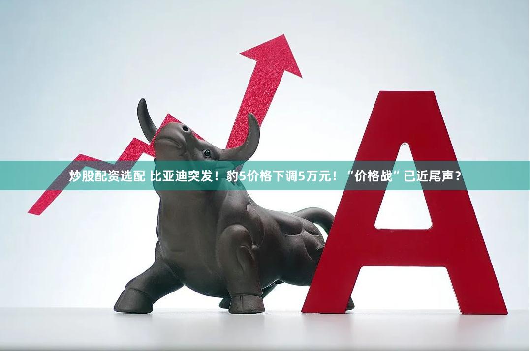 炒股配资选配 比亚迪突发！豹5价格下调5万元！“价格战”已近尾声？