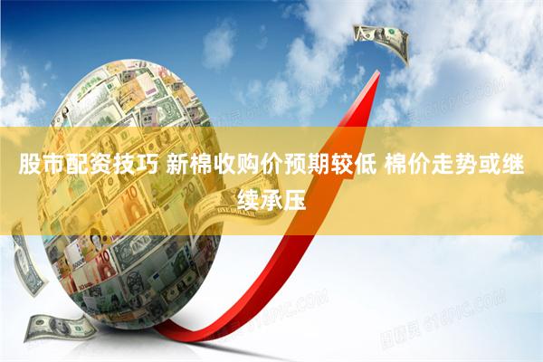 股市配资技巧 新棉收购价预期较低 棉价走势或继续承压